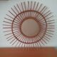 Miroir bambou  54 cm