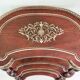 Antique guéridon with 3 levels in "bean" shape.
