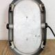 Industrial Grey Wall Light with Milk Glass from Elektrosvit, 1970s