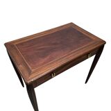 French Art Deco Mahogany Writing Desk With Drawer, early 1920s