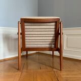 Danish midcentury teak easy chair by Arne Vodder