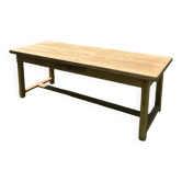 Old farmhouse table - solid oak - light wood