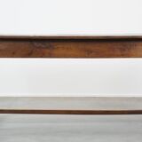 Table à manger française ancienne en chêne du 18ème siècle avec 2 tiroirs