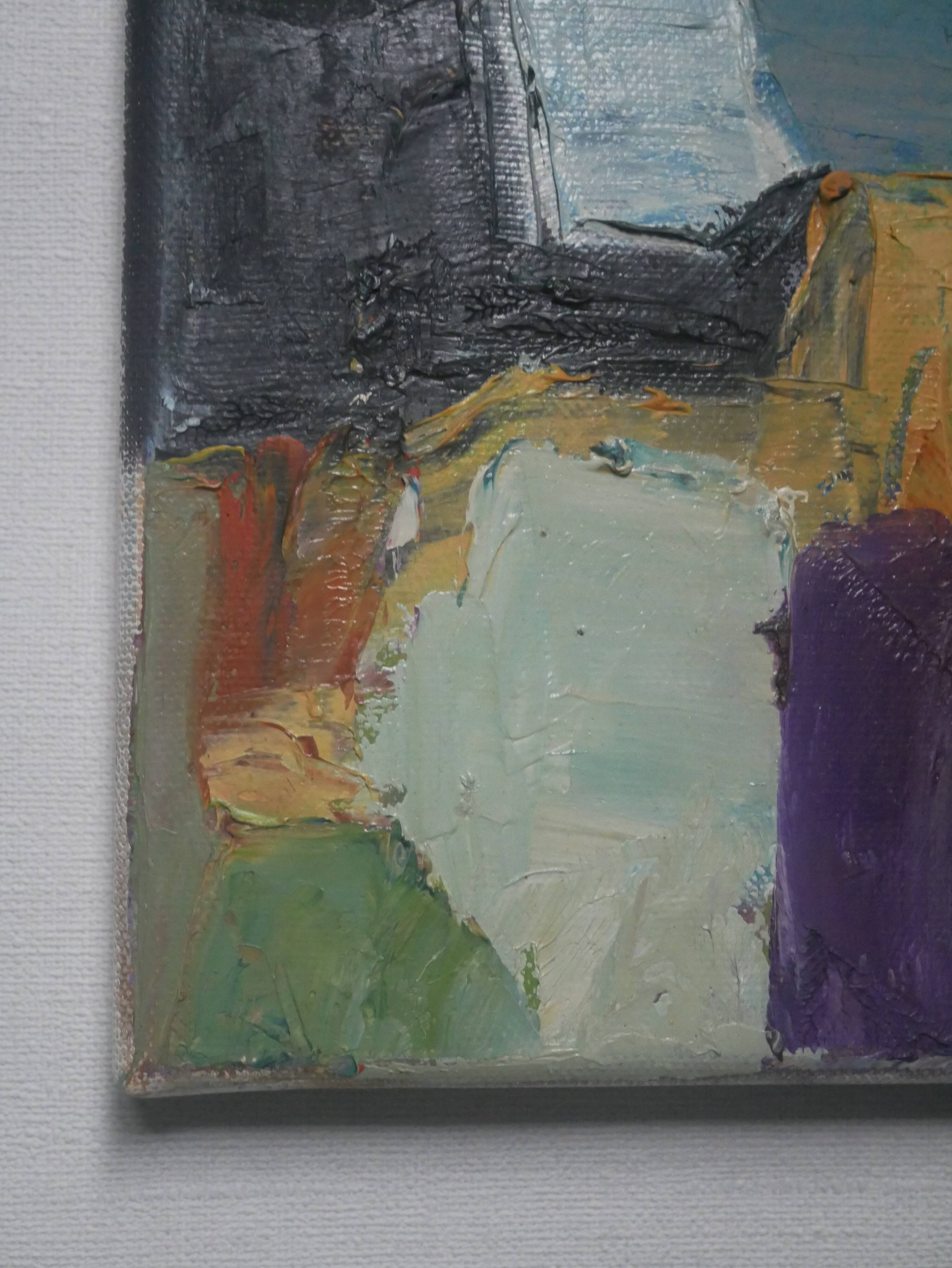 Acrylic painting on canvas contemporary abstract art