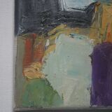 Acrylic painting on canvas contemporary abstract art