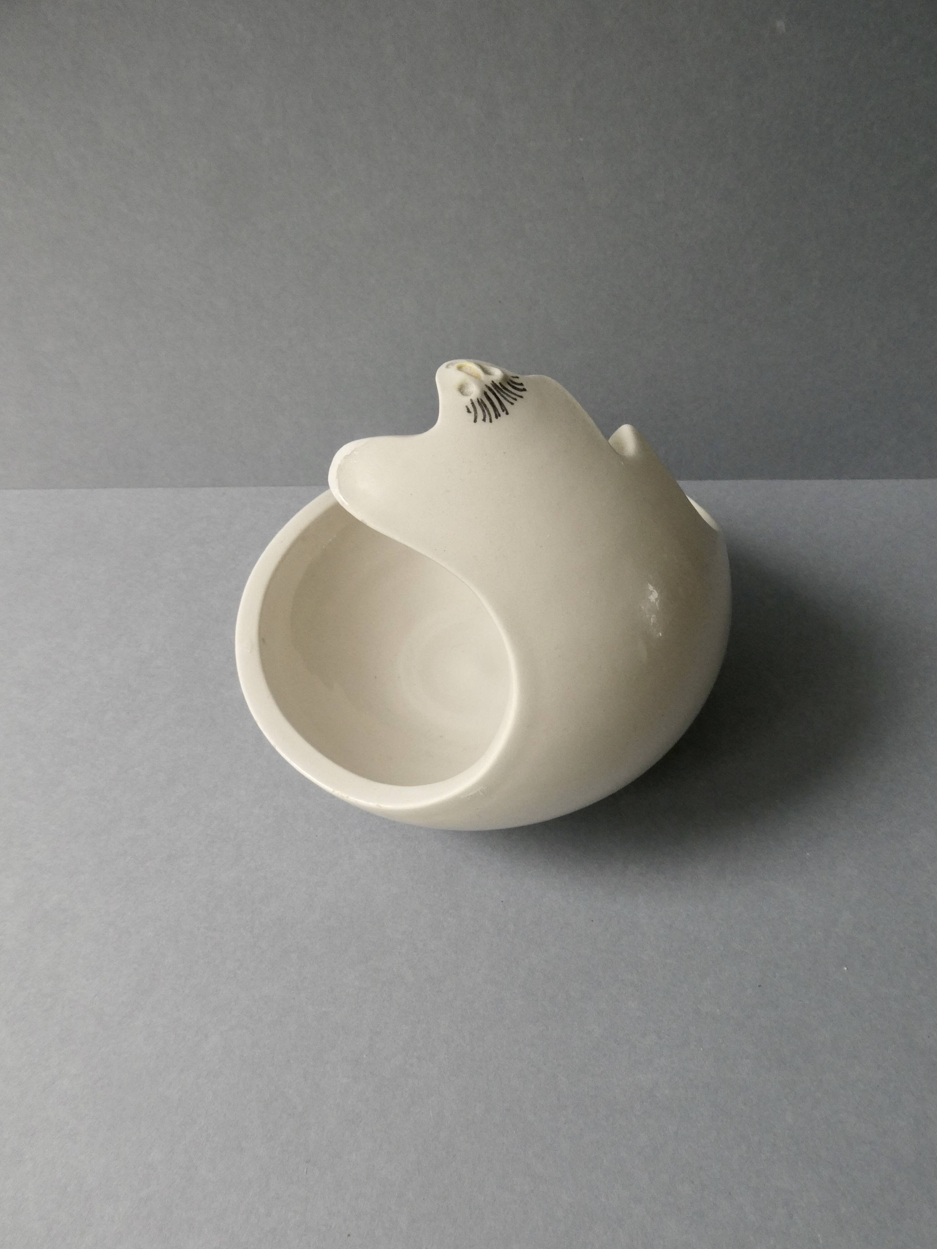 Cup, ceramic pocket tray florence arval paris