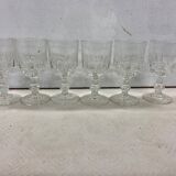 Set of 6 digestive glasses