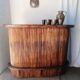 Bamboo and rattan tiki bar, 1940