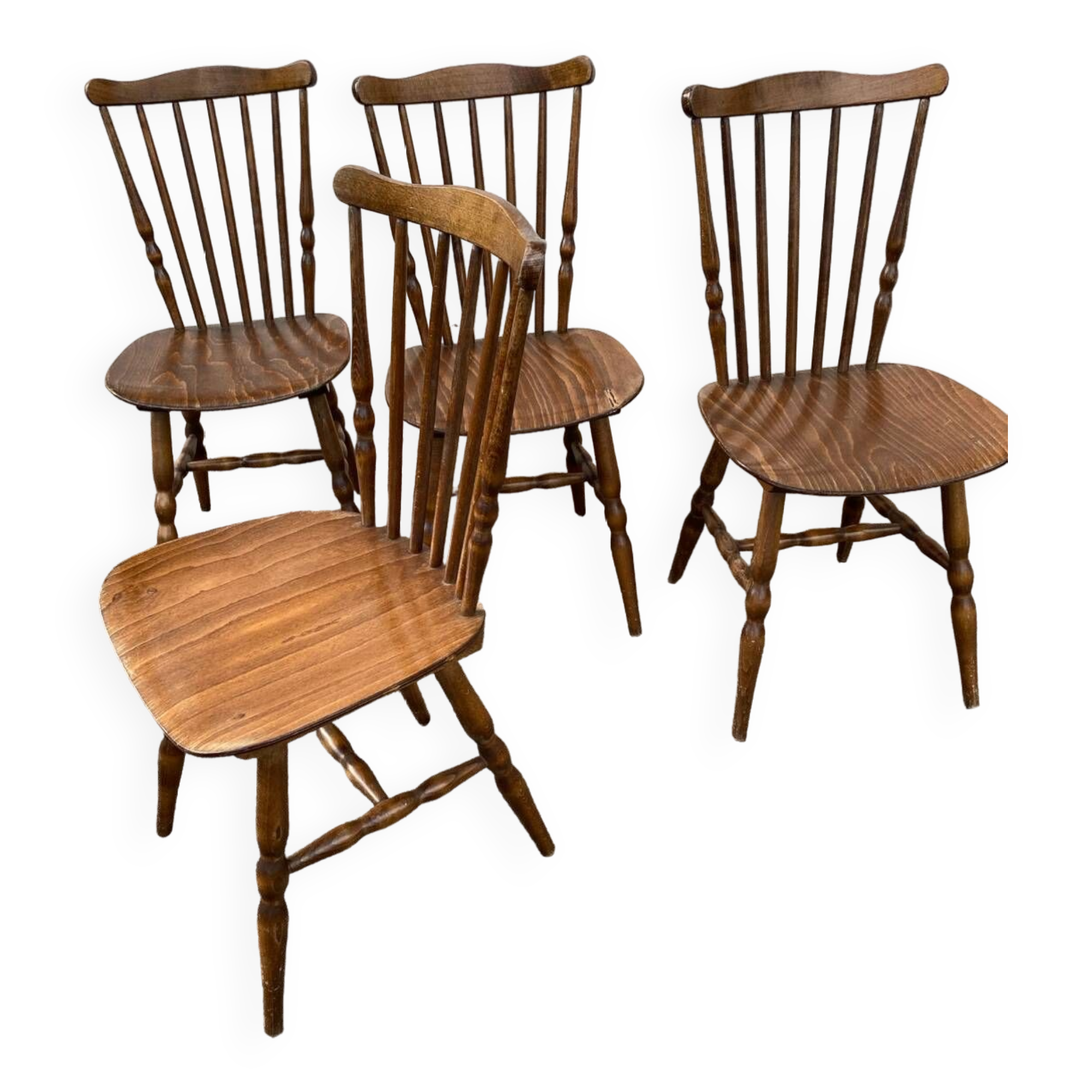 Set of 4 Baumann Menuet chairs