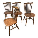 Set of 4 Baumann Menuet chairs