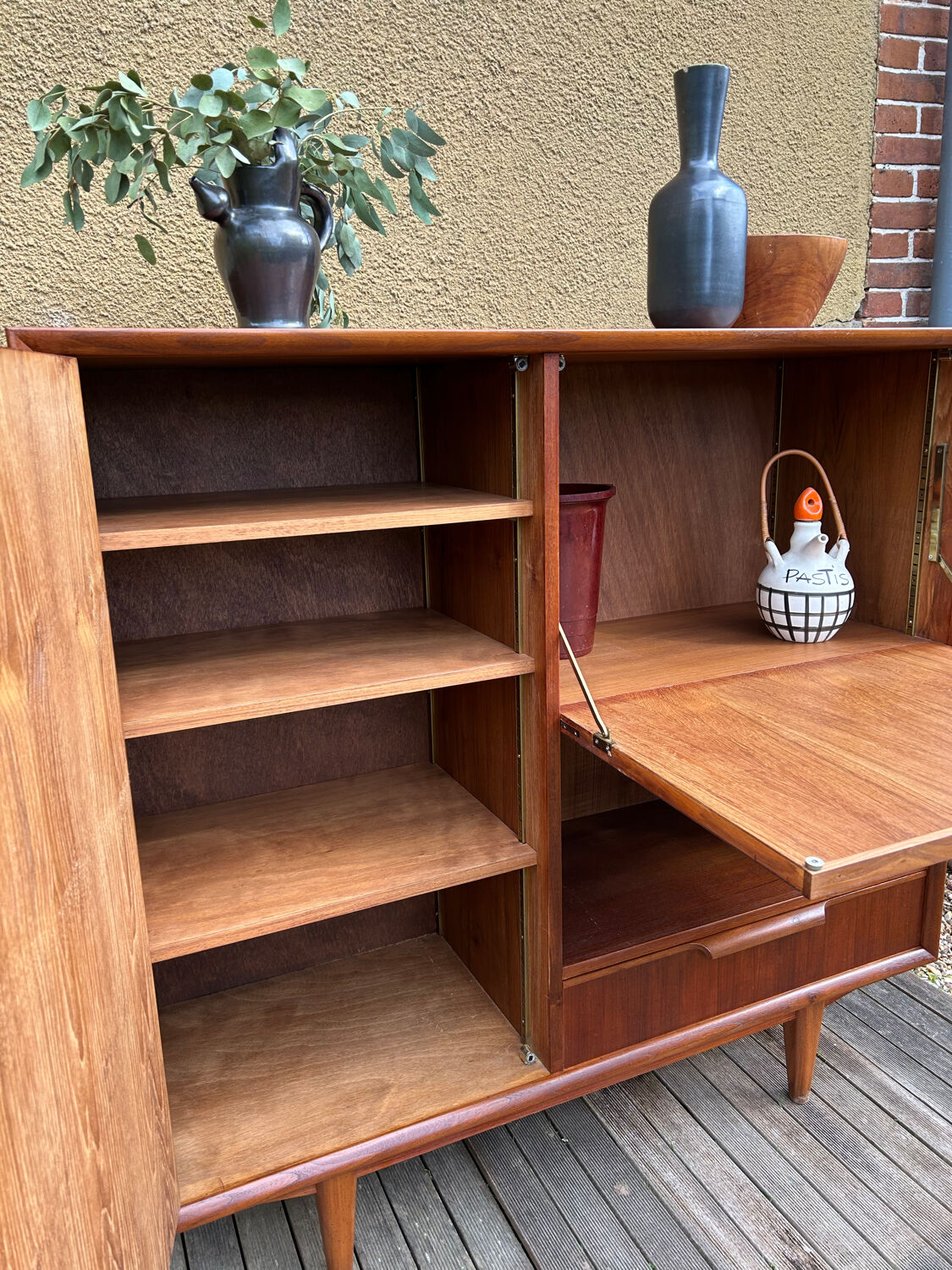 Vintage 1970s Scandinavian bar cabinet