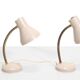 Set of two beige vintage table lamps by Hala Zeist