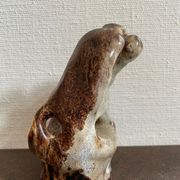 Ceramic sculpture couple that embraces, Rodin XXth