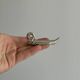set of 6 silver metal swan-shaped knife holders