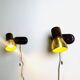 Brass And Amfrosia Wall Lamps By Temde Leuchten, Switzerland 1960S