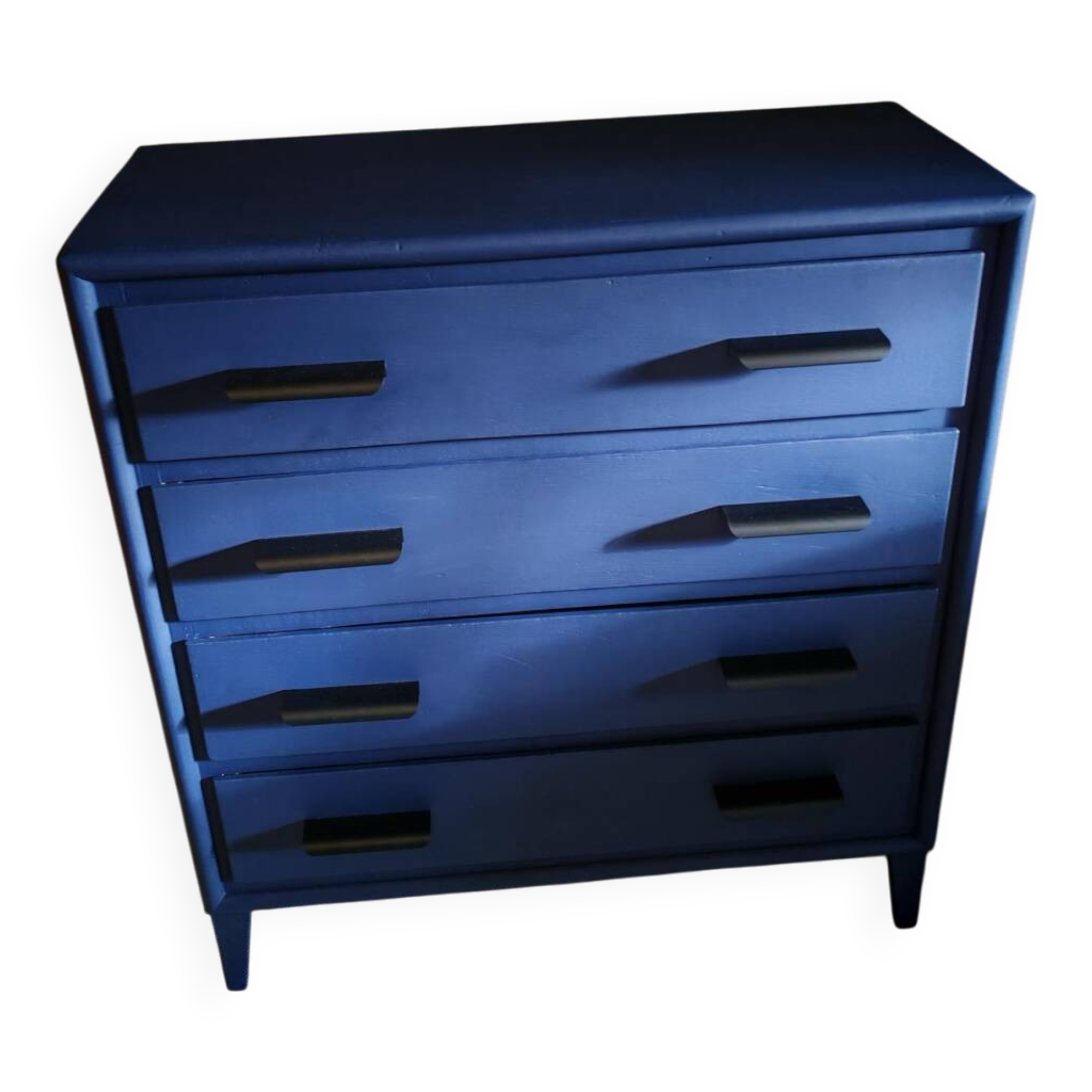 Commode parisienne design bleue