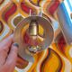 2 wall lamps space age 70s