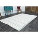 1970s Turkish Oushak Kilim Wool Cotton White Area Rug 182x266