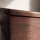 Old sloping pine display case