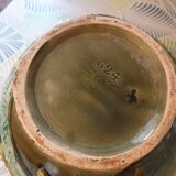 Cache pot en barbotine, numéroté