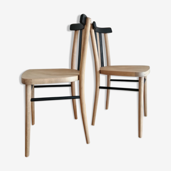 Paire de chaises bistrot