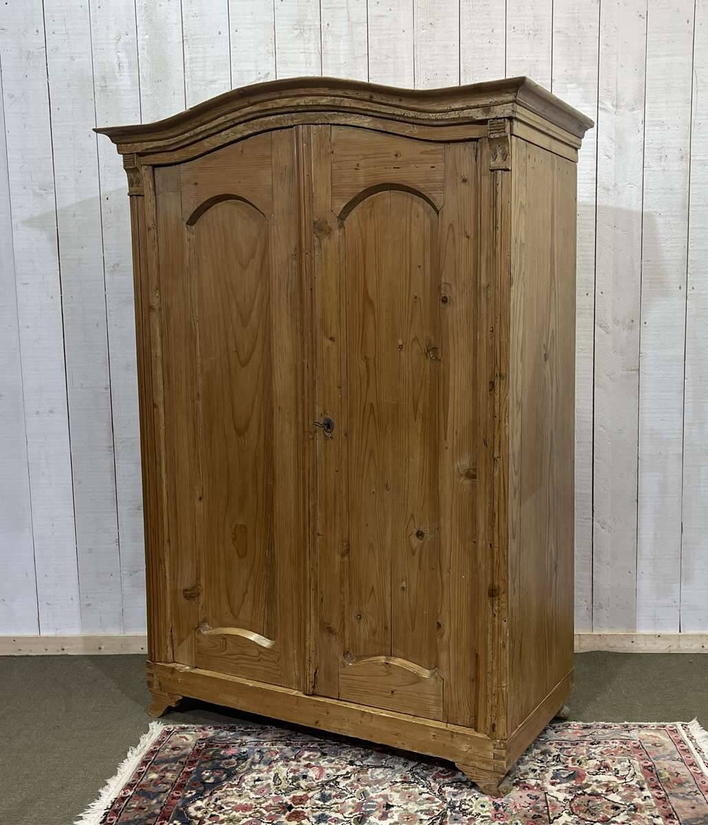 Alsatian fir wardrobe from the late 19th century - Dismantlable
