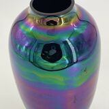 Vintage mercurized ceramic vase