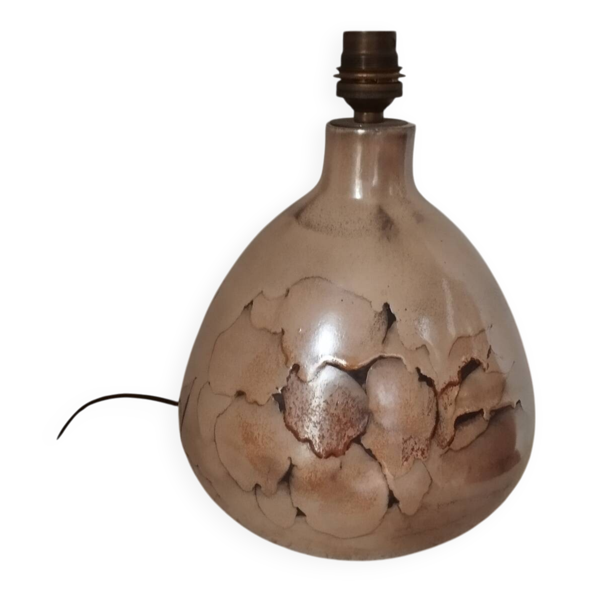 Vallauris ceramic lamp base from the 70s