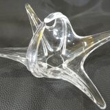 Crystal fruit bowl / signed / Vintage