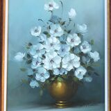 Gouache on canvas signed C Nichols