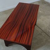 Mid century modern mahogany Coffee Table, 1970´s, Soviet Union