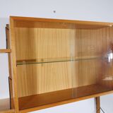 Poul cadovius modular shelving wall system royal, oak, danish design,1960s