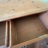 Commode anglaise antique en pin massif, XIXe siècle