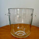 Vintage glass champagne bucket