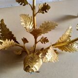 Applies three branches in gilded iron