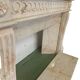 Louis XVI Style Fireplace In Pink Veined Marble XX Century