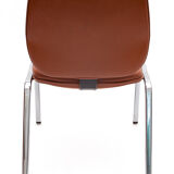 Pair of leather armchairs