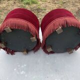 Pair of poufs