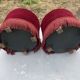 Pair of poufs