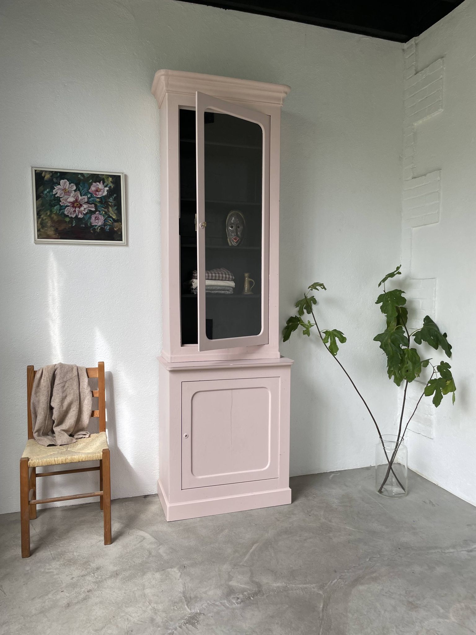 Toile huile sur bois fleurs