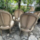 4 fauteuils Cabriolet Style Louis XVI