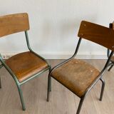 20 vintage mismatched school chairs