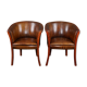 Set of 2 convertible armchairs in sheepskin accent chairs