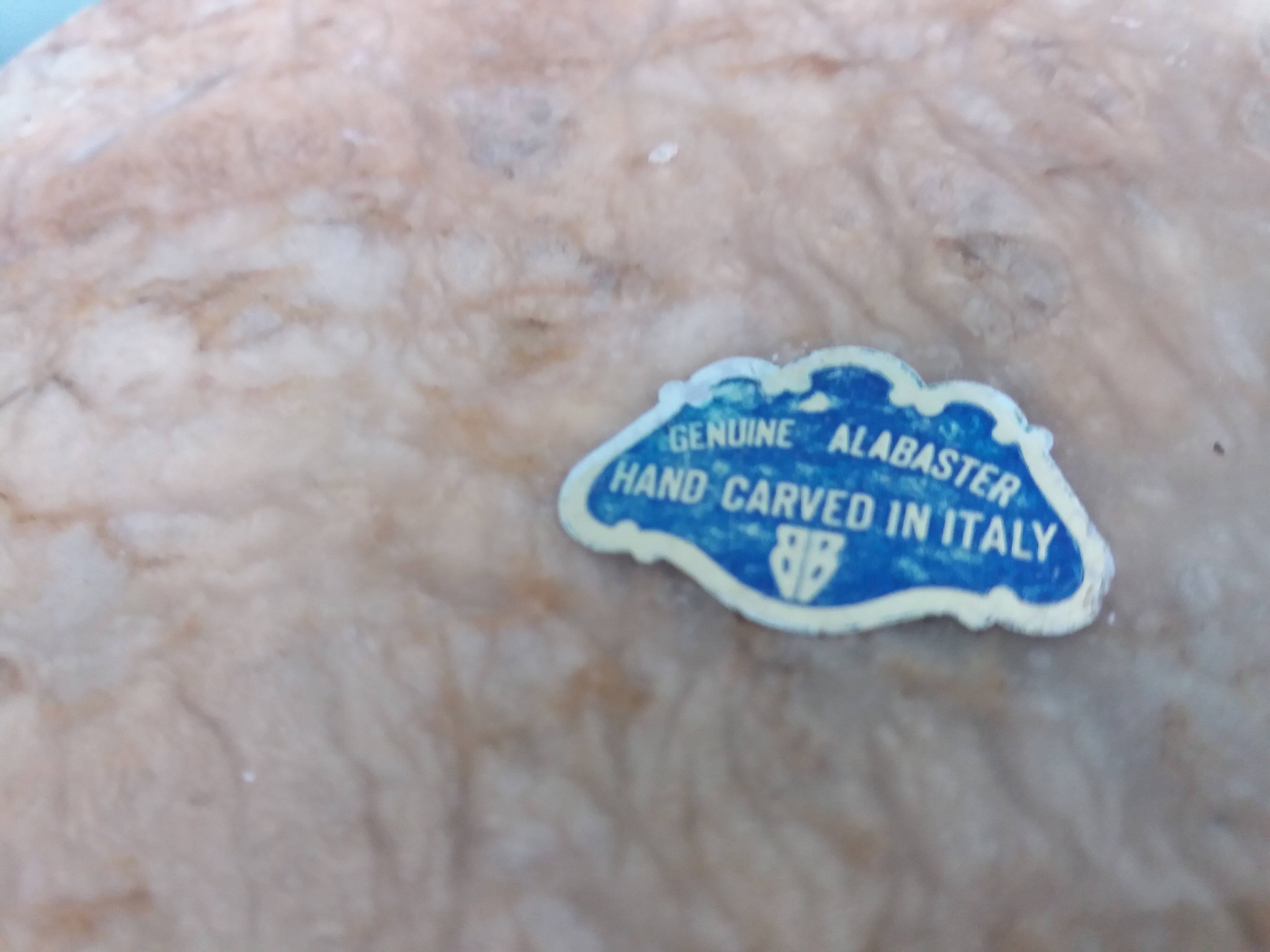 Romano Bianchi Italy Alabaster Ashtray