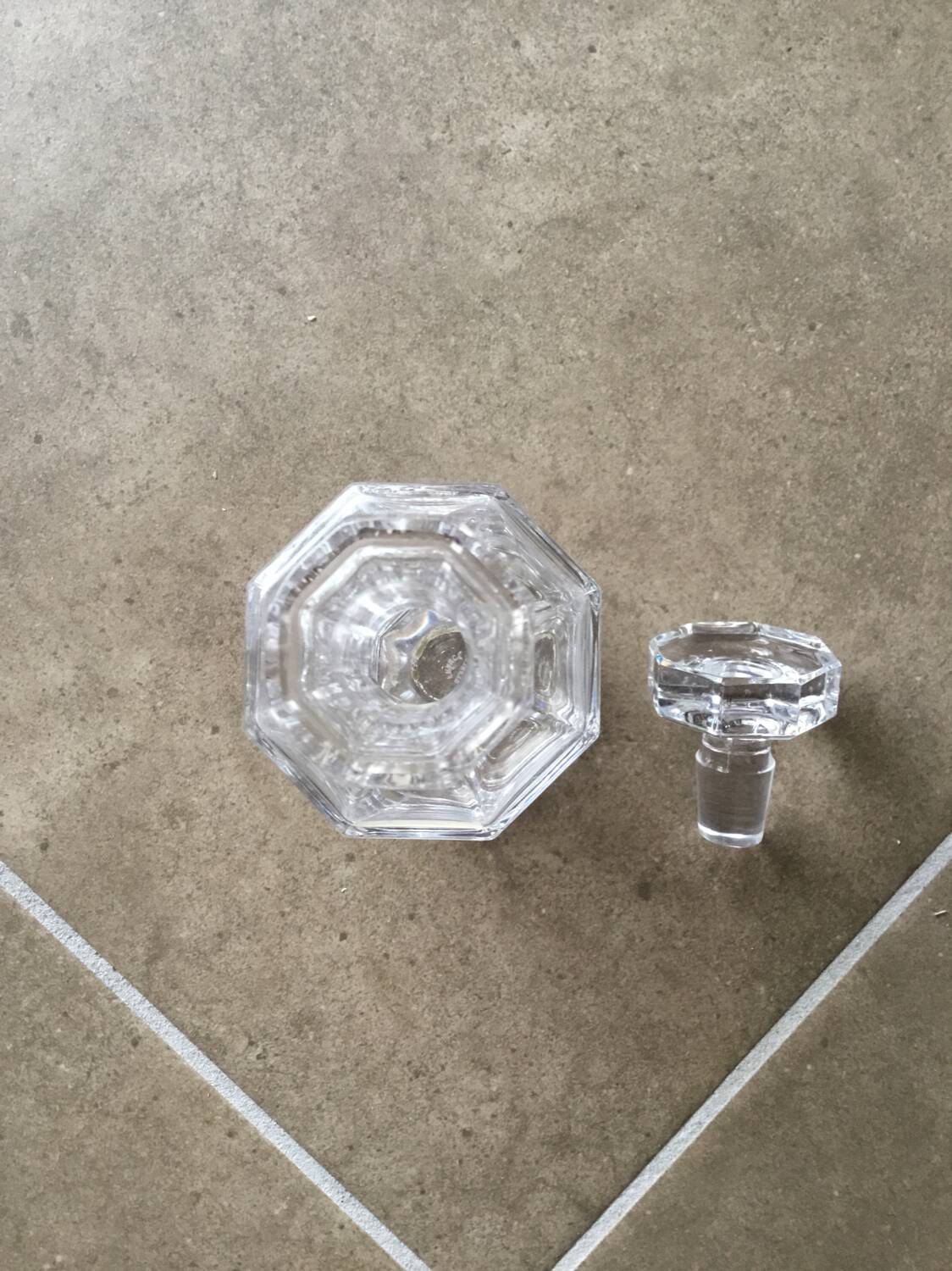 Carafon en cristal de Sèvres