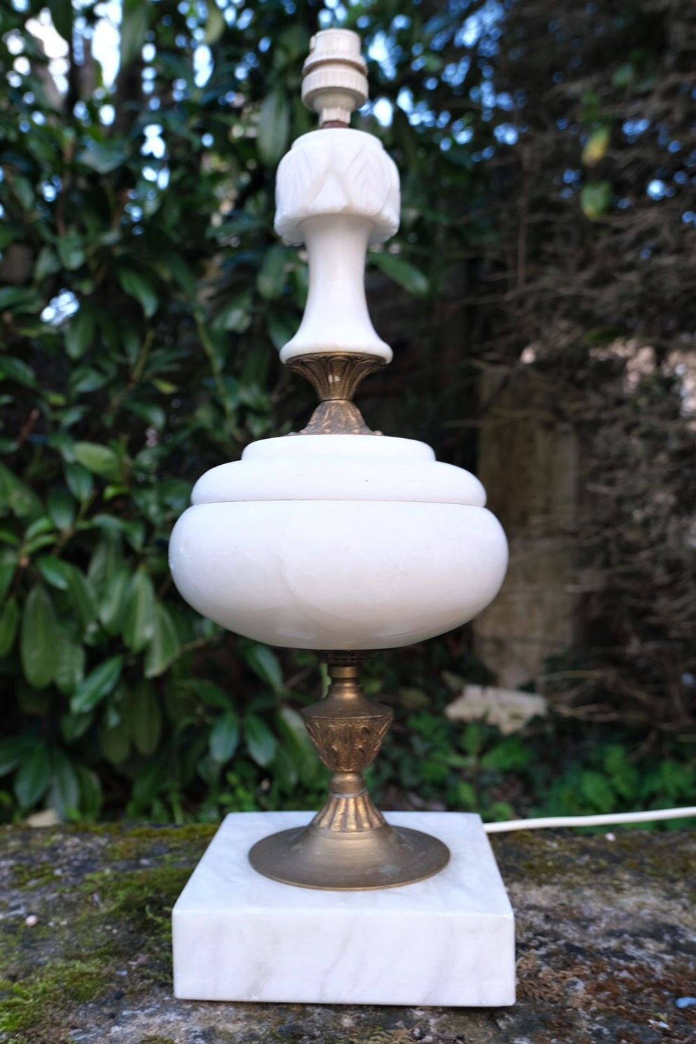 Lamp foot em alabaster