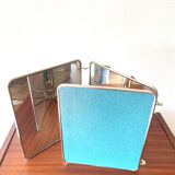 Miroir de barbier triptyque