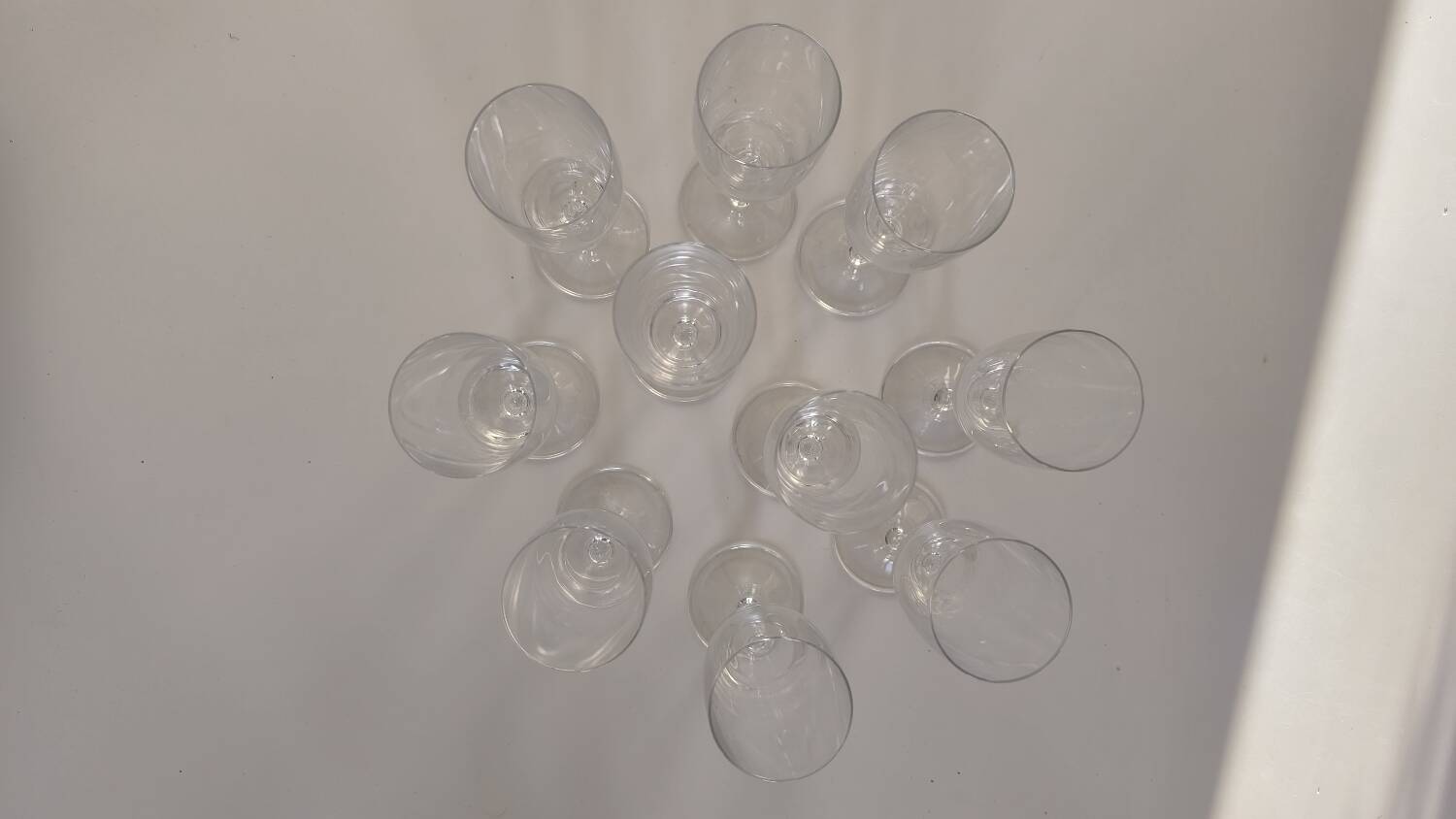 Set de 10 flûtes à champagne