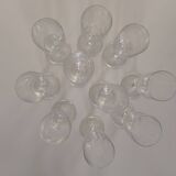 Set of 10 champagne flutes