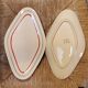 Set of 2 diamond-shaped serving dishes Moulin des Loups model Stanislas